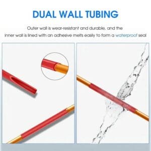 kit 120 pezzi guaine Tubi Termorestringenti per Uso Elettrico guaina - immagine 2