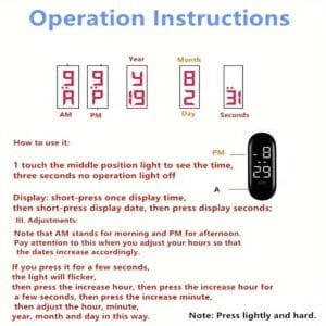 Orologio sportivo digitale cinturino in silicone regolabile uomo corsa bianco - immagine 3