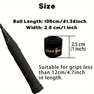 5PZ NASTRO GRIP PER RACCHETTE DA TENNIS ANTISCIVOLO DUREVOLE - immagine 3