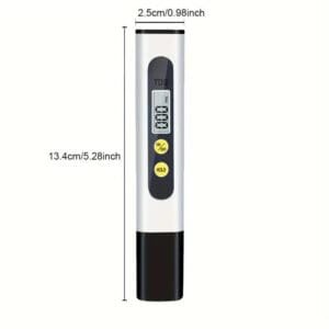 TDS Water Tester Pen penna digitale monitoraggio rilevamento del pH con batteria - immagine 4