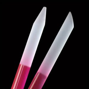 Bastoncino Per Manicure In Vetro Per Cuticole Lima Per Unghie Donne rosa