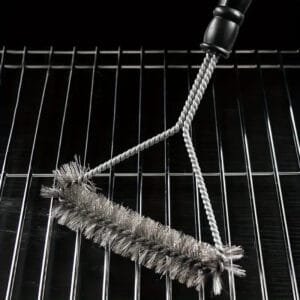 Spazzola per Pulizia Grill in Acciaio Setole Triangolare Forma di Y