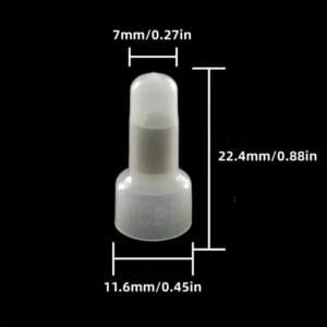 120 Pezzi Di Connettori A Crimpare 40 Pezzi Per Dimensione Cappucci filo cavo - immagine 4
