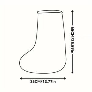 Coppia paia stivali impermeabili lungo riutilizzabili copri scarpe pioggia - immagine 3