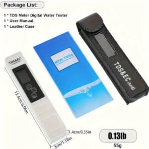 Tester Digitale Per L'acqua 4 Modalità Acquari Qualità Acqua tds digitale - immagine 4