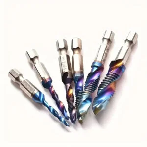 6 Pezzi Di Punte Per Trapano Esagonale per HSS M3 M4 M5 M6 M8 M10 trapano
