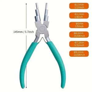 Pinza per gioielli in acciaio per anelli da 3-10 mm creazione di gioielli - immagine 3