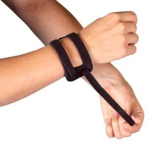 fascia Supporto Polso per Tunnel Carpale Prevenzione di Distorsioni Sport Nero