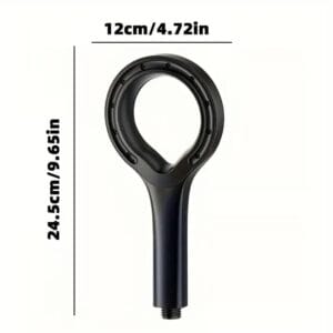 Soffione doccia a mano alta pressione risparmio idrico anello nebulizzatore - immagine 3