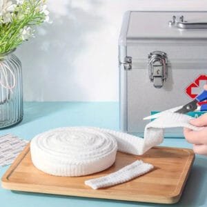 Rotolo Tessuto Elastico in Spandex per Dita 2mt Striscia - immagine 3