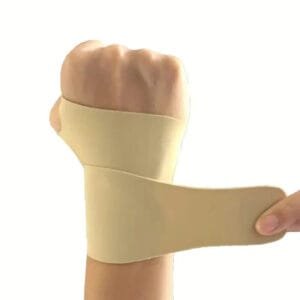 Cuffie elastiche sottili fascia supporto per il polso entrambe le mani calore