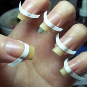 100pz Adesivi per Unghie Manicure French Guide Adesive