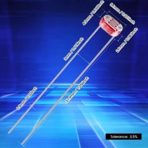 30pz Fotoreistore Sensibile alla Luce da 5mm in Ferro 5539 - immagine 3