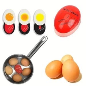 CUCINA COTTURA TIMER UOVA SOFT SODE COQUE MORBIDE CALORE COLORE INDICATORE