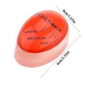 CUCINA COTTURA TIMER UOVA SOFT SODE COQUE MORBIDE CALORE COLORE INDICATORE - immagine 3