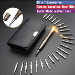 SET 25 PZ CACCIAVITI DI PRECISIONE PER RIPARAZIONE SMARTPHONE OROLOGI TELEFONI - immagine 3