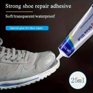 Colla Gel per Riparazioni Scarpe 25ml Adesivo Forte Trasparente Impermeabile - immagine 3