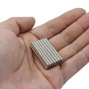 100PZ MINI MAGNETI NEODIMIO 3X1MM ROTONDI CALAMITA FORTISSIMA PER FIMO CERAMICA