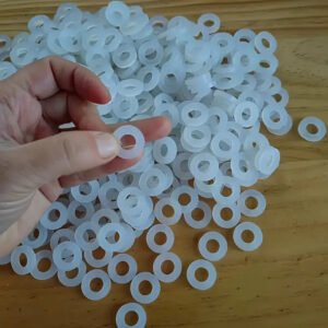 23 Guarnizioni Sigillanti in Silicone Bianco per Tubi da 1/2 Resistenti