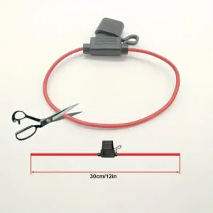 PORTAFUSIBILE VOLANTE PER FUSIBILE A LAMA STANDARD AUTO MOTO CAMPER - 2 PEZZI