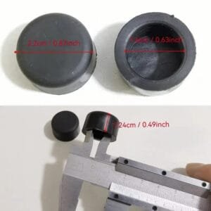 SET 2 TAPPI IN GOMMA PER FORD FIESTA EXPLORER MKC FOCUS BRACCIO TERGICRISTALLI - immagine 3