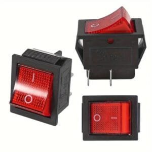 Interruttore kcd2 201n-b 250vac 16A/20A 250V/125V  Montaggio a parete per auto - immagine 1