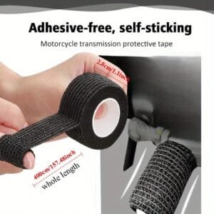 Copriscarpe Autoadesivi per Cambio Moto Nastro Universale - immagine 3
