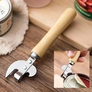 Apribottiglie con manico legno multiuso Apriscatole ristorante manuale Acciaio