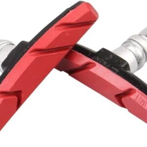 Paio di Pastiglie Freno Rosse Bicicletta Mountain Bike