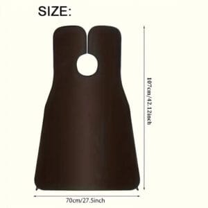 Grembiule mantella Barba Essenziale per Uomo Regolabile per Rifilatura bianco - immagine 3