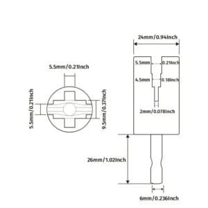 Avvolgitore di Corde per Chitarra Elettrica Trapani 6mm Chitarre Acustiche Bassi - immagine 3