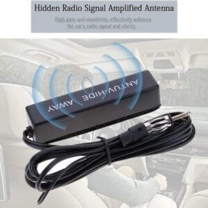 Antenna Elettronica per Radio Auto Antenna Amplificante Invisibile per Auto Ante - immagine 3