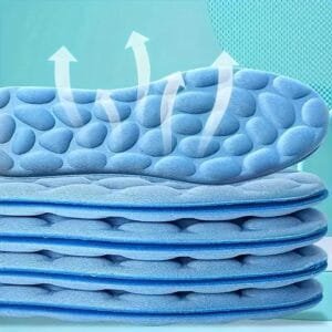 Paia di Solette in Memory Foam Traspiranti per Scarpe Sportivi taglia 41-42 - immagine 3