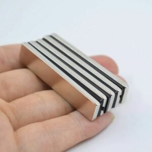 2 Pezzi Magneti Neodimio 50x10x3mm Forte N35 NdFeB Rettangolo Permanente