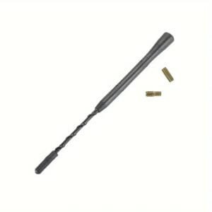 Antenna Flessibile Antirumore per Auto 22cm per Segnale FM/AM Gomma Durevole