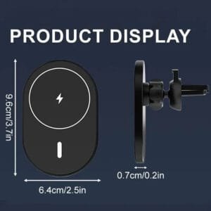 C20 15W Caricabatterie Wireless Magnetico per Auto Compatibile con Iphone 15/14 - immagine 3
