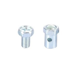 6Pcs Bulloni Fissi Per Tubi Freno Moto Cavi Acceleratore Senza Saldatura