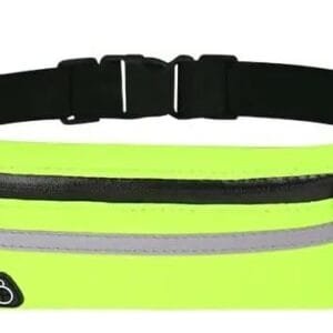borsa con striscia riflettente sport marsupio tasca telefono vita colore casuale