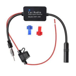Amplificatore segnale radio FM/AM universale per auto 12V Antenna