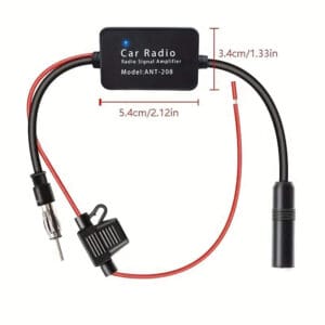 Amplificatore segnale radio FM/AM universale per auto 12V Antenna - immagine 3