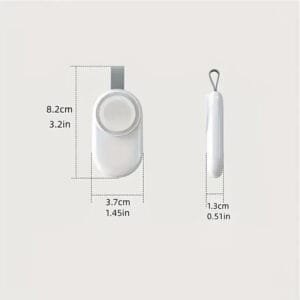 Caricabatterie Caricatore Wireless Portatile compatibile Per Apple Watch bianco - immagine 3
