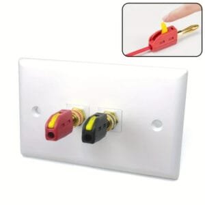 Coppia Connettore Banana Senza Saldatura 32A 4mm