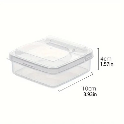 1pc Scatola Di Conservazione Per Burro Formaggio Organizzatore Portatile frigo