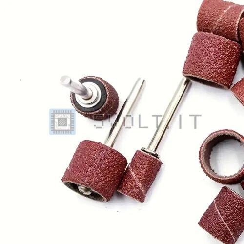 Set 11pz Moline per Trapani Dischi Abrasivi con Mandrino