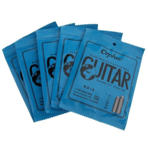 Set 6 corde spesse e sottili 0.23-1.27 mm corde per chitarra elettrica MOD RX15