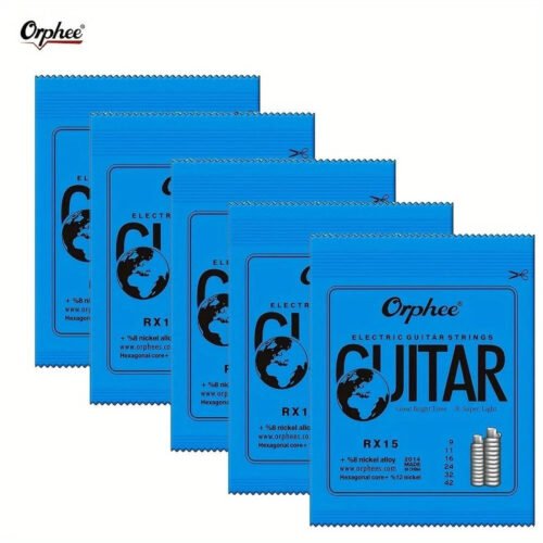 Set 6 corde spesse e sottili 0.23-1.27 mm corde per chitarra elettrica MOD RX15