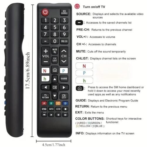 Telecomando Universale per Tutti i Televisori per Smart TV LED LCD BN59-01315A