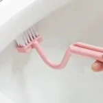 Scopino Per WC A Forma Di V Pulizia Degli Angoli Morti bagno toilette pulizia