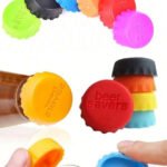6 tappi per bottiglie in silicone riutilizzabili coperchi ermetici per bevande