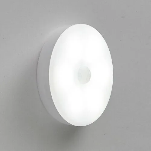Luce bianca Notturna A LED Con Sensore Di Movimento, Ricaricabile Tramite USB